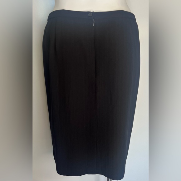 (18) Women’s WORTHINGTON-Black Straight Pencil Skirt Suit Lined one button Zip - Picture 8 of 15